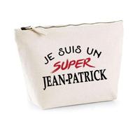 Otshirt Trousse d'un Super Jean-Pascal - Pouch - Idée Pochette Personnalisable Cadeau Anniversaire Fête Original Famille Travail Départ Collègue Retraite Noël.
