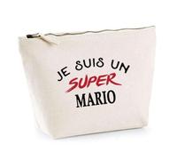 Otshirt Trousse d'un Super Mario - Pouch - Idée Pochette Personnalisable Cadeau Anniversaire Fête Original Famille Travail Départ Collègue Retraite Noël.