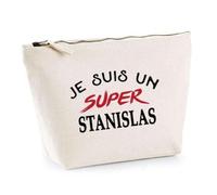 Otshirt Trousse d'un Super Stanislas - Pouch - Idée Pochette Personnalisable Cadeau Anniversaire Fête Original Famille Travail Départ Collègue Retraite Noël.
