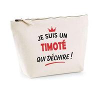 Otshirt Trousse d'un Timoté Qui déchire 2- Pouch - Idée Pochette Personnalisable Cadeau Anniversaire Fête Original Famille Travail Départ Collègue Retraite Noël.