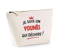 Otshirt Trousse d'un Younès Qui déchire 2- Pouch - Idée Pochette Personnalisable Cadeau Anniversaire Fête Original Famille Travail Départ Collègue Retraite Noël.