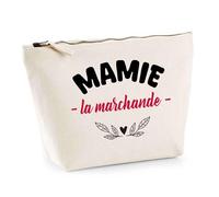 Otshirt Trousse d'une Mamie la marchande - Pouch - Idée Pochette Personnalisable Cadeau Anniversaire Fête Original Famille Travail Départ Collègue Retraite Noël.