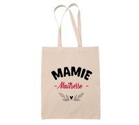 Otshirt Trousse d'une Mamie Maitresse - Pouch - Idée Pochette Personnalisable Cadeau Anniversaire Fête Original Famille Travail Départ Collègue Retraite Noël.