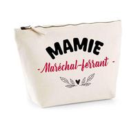 Otshirt Trousse d'une Mamie Maréchal-ferrant - Pouch - Idée Pochette Personnalisable Cadeau Anniversaire Fête Original Famille Travail Départ Collègue Retraite Noël.