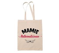 Otshirt Trousse d'une Mamie Mathématicienne - Pouch - Idée Pochette Personnalisable Cadeau Anniversaire Fête Original Famille Travail Départ Collègue Retraite Noël.