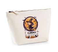 Otshirt Trousse Florence - Joyeux Halloween 2 - Pouch Case - Idée Trousse Rangement Cadeau Anniversaire Fête Original Famille Travail Départ Collègue Retraite Noël.