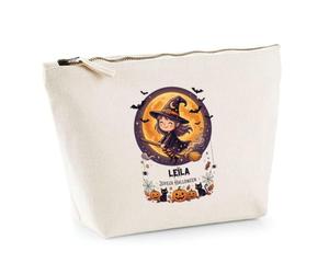 Otshirt Trousse Leila - Joyeux Halloween 2 - Pouch Case - Idée Trousse Rangement Cadeau Anniversaire Fête Original Famille Travail Départ Collègue Retraite Noël.