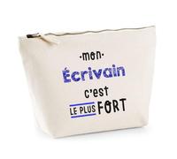 Otshirt Trousse Mon Ecrivain Cest Le Plus Fort - Idée Rangement Cadeau Cadeau Anniversaire Fête Original Famille Travail Départ Collègue Retraite Noël. - Taille Unique