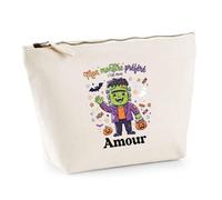 Otshirt Trousse Mon Monstre Préféré C'est Mon Amour - Pouch Case - Idée Trousse Rangement Cadeau Anniversaire Fête Original Famille Travail Départ Collègue Retraite Noël.