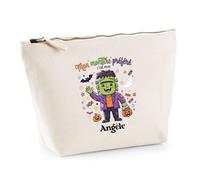 Otshirt Trousse Mon Monstre Préféré C'est Mon Angele - Pouch Case - Idée Trousse Rangement Cadeau Anniversaire Fête Original Famille Travail Départ Collègue Retraite Noël.