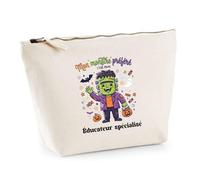Otshirt Trousse Mon Monstre Prefere Cest Mon Educateur specialise - Idée Rangement Cadeau Cadeau Anniversaire Fête Original Famille Travail Départ Collègue Retraite Noël. - Taille Unique