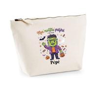 Otshirt Trousse Mon Monstre Préféré C'est Mon Pépé - Pouch Case - Idée Trousse Rangement Cadeau Anniversaire Fête Original Famille Travail Départ Collègue Retraite Noël.