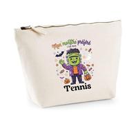 Otshirt Trousse Mon Monstre Préféré C'est Mon Tennis - Pouch Case - Idée Trousse Rangement Cadeau Anniversaire Fête Original Famille Travail Départ Collègue Retraite Noël.