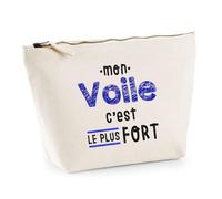 Otshirt Trousse Mon Voile C'est Le Plus Fort - Pouch Case - Idée Trousse Rangement Cadeau Anniversaire Fête Original Famille Travail Départ Collègue Retraite Noël.