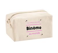 Otshirt Trousse Multifonction La Meilleure Binome au Monde 2 - Multi-Purpose Case - Idée Trousse Multifonction Cadeau Anniversaire Fête Original Famille Travail Départ Collègue Retraite Noël.