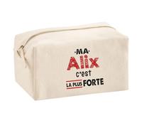 Otshirt Trousse Multifonction Ma Alix Cest la Plus Forte - Multi-Purpose Case - Idée Trousse Multifonction Cadeau Anniversaire Fête Original Famille Travail Départ Collègue Retraite Noël.