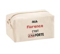 Otshirt Trousse Multifonction Ma Florence C'est la Plus Forte - Multi-Purpose Case - Idée Trousse Multifonction Cadeau Anniversaire Fête Original Famille Travail Départ Collègue Retraite Noël.