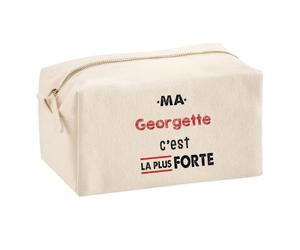 Otshirt Trousse Multifonction Ma Georgette C'est la Plus Forte - Multi-Purpose Case - Idée Trousse Multifonction Cadeau Anniversaire Fête Original Famille Travail Départ Collègue Retraite Noël.