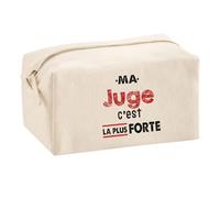 Otshirt Trousse Multifonction Ma Juge C'est la Plus Forte - Multi-Purpose Case - Idée Trousse Multifonction Cadeau Anniversaire Fête Original Famille Travail Départ Collègue Retraite Noël.