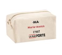 Otshirt Trousse Multifonction Ma Marie-Annick C'est la Plus Forte - Multi-Purpose Case - Idée Trousse Multifonction Cadeau Anniversaire Fête Original Famille Travail Départ Collègue Retraite Noël.