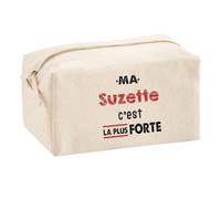 Otshirt Trousse Multifonction Ma Suzette C'est la Plus Forte - Multi-Purpose Case - Idée Trousse Multifonction Cadeau Anniversaire Fête Original Famille Travail Départ Collègue Retraite Noël.