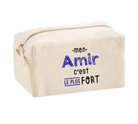 Otshirt Trousse Multifonction Mon Amir C'est Le Plus Fort - Multi-Purpose Case - Idée Trousse Multifonction Cadeau Anniversaire Fête Original Famille Travail Départ Collègue Retraite Noël.