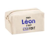 Otshirt Trousse Multifonction Mon Leon C'est Le Plus Fort - Multi-Purpose Case - Idée Trousse Multifonction Cadeau Anniversaire Fête Original Famille Travail Départ Collègue Retraite Noël.