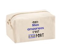 Otshirt Trousse Multifonction Mon Mon Amoureux C'est Le Plus Fort - Multi-Purpose Case - Idée Trousse Multifonction Cadeau Anniversaire Fête Original Famille Travail Départ Collègue Retraite Noël.