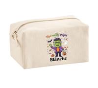 Otshirt Trousse Multifonction Mon Monstre Préféré C'est Mon Blanche - Multi-Purpose Case - Idée Trousse Multifonction Cadeau Anniversaire Fête Original Famille Travail Départ Collègue Retraite Noël.