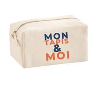 Otshirt Trousse Multifonction Mon Tapis Moi - Bleu&Terracotta | Idée Trousse Multifonction Cadeau Anniversaire Fête Original Famille Travail Départ Collègue Retraite Noël