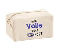 Otshirt Trousse Multifonction Mon Voile C'est Le Plus Fort - Multi-Purpose Case - Idée Trousse Multifonction Cadeau Anniversaire Fête Original Famille Travail Départ Collègue Retraite Noël.