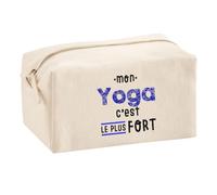 Otshirt Trousse Multifonction Mon Yoga C'est Le Plus Fort - Multi-Purpose Case - Idée Trousse Multifonction Cadeau Anniversaire Fête Original Famille Travail Départ Collègue Retraite Noël.