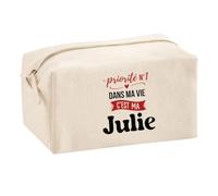 Otshirt Trousse Multifonction Priorite N1 dans ma Vie C'est ma Julie - Multi-Purpose Case - Idée Trousse Multifonction Cadeau Anniversaire Fête Original Famille Travail Départ Collègue Retraite Noël.