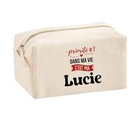 Otshirt Trousse Multifonction Priorite N1 dans ma Vie C'est ma Lucie - Multi-Purpose Case - Idée Trousse Multifonction Cadeau Anniversaire Fête Original Famille Travail Départ Collègue Retraite Noël.