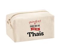 Otshirt Trousse Multifonction Priorite N1 dans ma Vie C'est ma Thais - Multi-Purpose Case - Idée Trousse Multifonction Cadeau Anniversaire Fête Original Famille Travail Départ Collègue Retraite Noël.