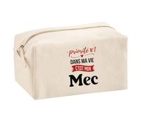 Otshirt Trousse Multifonction Priorite N1 dans ma Vie C'est Mon Mec - Multi-Purpose Case - Idée Trousse Multifonction Cadeau Anniversaire Fête Original Famille Travail Départ Collègue Retraite Noël.