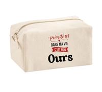 Otshirt Trousse Multifonction Priorite N1 dans ma Vie C'est Mon Ours - Multi-Purpose Case - Idée Trousse Multifonction Cadeau Anniversaire Fête Original Famille Travail Départ Collègue Retraite Noël.