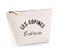 Otshirt Trousse Pas Cher Les Copines | Pochette Toilette Maquillage | Idée Cadeau Amie Copine Femme Parfaite Drôle Humour Original Anniversaire Unique
