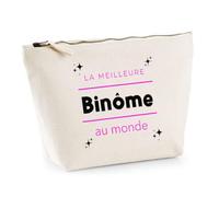 Otshirt Trousse Priorite N1 dans ma Vie Cest ma Binome - Idée Rangement Cadeau Cadeau Anniversaire Fête Original Famille Travail Départ Collègue Retraite Noël. - Taille Unique