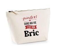 Otshirt Trousse Priorite N1 dans ma Vie C'est Mon Eric - Pouch Case - Idée Trousse Rangement Cadeau Anniversaire Fête Original Famille Travail Départ Collègue Retraite Noël.