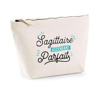 Otshirt Trousse Sagittaire Ascendant Parfait | Pochette Toilette Maquillage | Idée Cadeau Zodiaque Astrologie Horoscope Jeu de Mots Humour Original Noël Anniversaire Astrologue