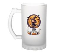 Otshirt Verre à Bière Eden - Joyeux Halloween 2 - Beer Glass - Idée Chope de Bière Cadeau Anniversaire Fête Original Famille Travail Départ Collègue Retraite Noël.