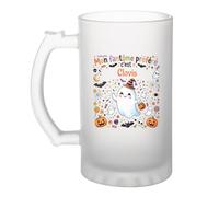 Otshirt Verre à Bière Mon Fantome Préféré C'est Clovis - Beer Glass - Idée Chope de Bière Cadeau Anniversaire Fête Original Famille Travail Départ Collègue Retraite Noël.