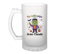 Otshirt Verre à Bière Mon Monstre Préféré C'est Mon Jean-Claude - Beer Glass - Idée Chope de Bière Cadeau Anniversaire Fête Original Famille Travail Départ Collègue Retraite Noël.