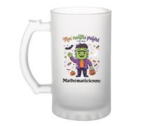 Otshirt Verre à Bière Mon Monstre Préféré C'est Mon Mathematicienne - Beer Glass - Idée Chope de Bière Cadeau Anniversaire Fête Original Famille Travail Départ Collègue Retraite Noël.