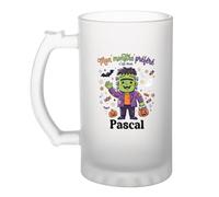 Otshirt Verre à Bière Mon Monstre Préféré C'est Mon Pascal - Beer Glass - Idée Chope de Bière Cadeau Anniversaire Fête Original Famille Travail Départ Collègue Retraite Noël.