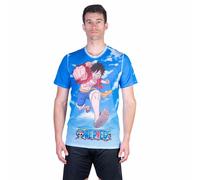 Otso T-shirt à Manches Courtes One Piece Fishman Luffy And The Crew