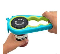 Otstar Ouvre-bocal et ouvre-boîte pour mains faibles, personnes âgées souffrant d'arthrite et toute personne à faible résistance, ouvre-bocal multifonction s'enlève facilement (bleu)