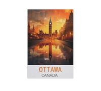 Ottawa, Canada，Jigsaw Puzzles Puzzle, 1000 Pièces en Bois Adultes Puzzles, Enfants Cerveau IQ Développement Cadeau（75x50cm）-AM80
