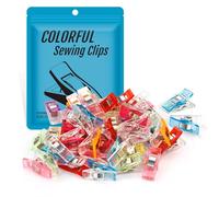 Ottemax - Lot de 60 pinces à coudre polyvalentes, accessoires de patchwork pour remplacer les épingles à coudre et marquer, couleurs assorties